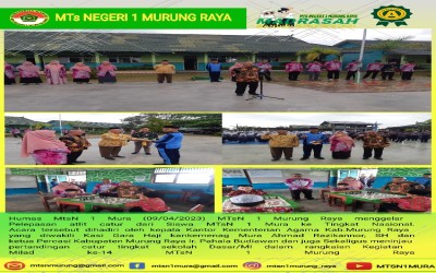 Pelepasan Atlet Catur MTsN 1 Murung Raya Ke Tingkat Nasional